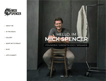 Tablet Screenshot of mickspencer.com